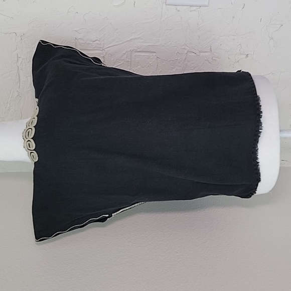 Blouse Top Shirt Boxy Embroidered Mexican Floral Short Sleeve Festive Colorful S - Picture 6 of 14